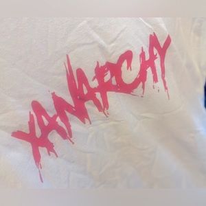 white short sleeve M. original xanarchy shirt from Lil Xan